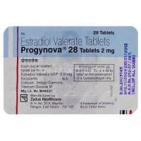 Progynova , Estradiol 2 mg Tablet Schering Packaging information