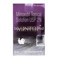 Mintop, Minoxidil Topical Solution 2% 60ml Box front presentation