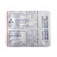 Inmecin, Indomethacin 75mg capsules back