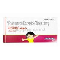 Roxid, Roxithromycin 50mg box