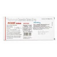 Roxid, Roxithromycin 50mg manufacturer