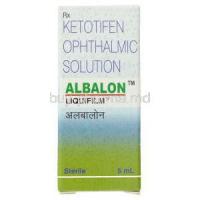 Abalon, Generic Zaditor,  Ketotifen Fumarate Eye Drops Box