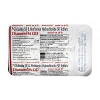 Dianorm-M OD, Gliclazide 60mg + Metformin 500mg, SR Tablet,Sheet information