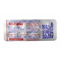 Lezyncet, Levocetirizine 5mg tablet back