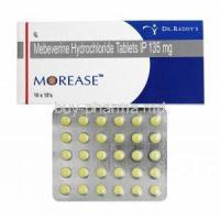 Morease, Mebeverine 135mg box and tablets