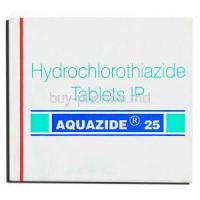 Aquazide , Generic Esidrex,  Hydrochlorothiazide 25 Mg Tablet (Sun Pharma)