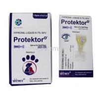 PROTEKTOR O (40-60KG) Spot on Small dog, Fipronil, 0.67ml, Box and Pipette