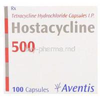 Generic Achromycin, Hostacycline, Tetracycline 500 mg box