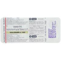 Valzaar-H 160,   Valsartan /  Hydrochlorothiazide Tablet Packaging