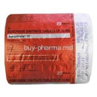 Sorbitrate, Isosorbide Dinitrate 10mg tablet back