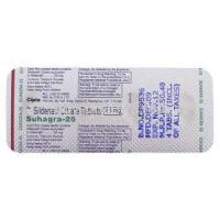 Suhagra 25 Sildenafil packaging