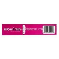 Bravecto Chewable, Fluralaner 1400mg,for Very Large Dogs (40kg-56kg), 1tablet, MSD Animal Healthcare,Box side view -2