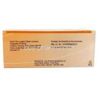 Axcer, Ticagrelor 60mg,Sun Pharmaceutical Industries, Box information, Dosage, Manufacturer
