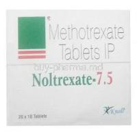 Noltrexate 7.5, Methotrexate  7.5mg, Knoll Healthcare, Box front view