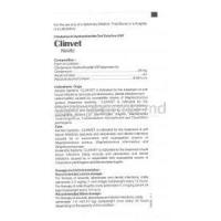 Clinvet, Generic  Antirobe/ Cleocin, Clindamycin Hydrochloride information sheet 1