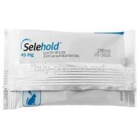 Selehold,Selamectin 45mg per 0.75mL,  0.75mL X 3 pipettes, KRKA, Pipette package information, Exp date