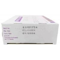 Oxetol XR 300, Oxcarbazepine 300 mg, Sun Pharmaceutical Industries Ltd, Box information, Mfg date, Exp date
