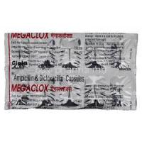 Megaclox, Generic  Megapen,  Ampicillin 250mg and Dicloxacillin 250mg Capsule Blister Pack Information
