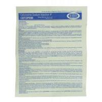 Cefoprim,  Generic Zinacef,  Cefuroxime Injection  Information Sheet 1
