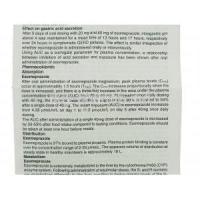 Nexpro IV, Generic Nexium,  Esomeprazole Injection information sheet 2