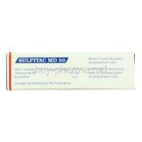 Sulpitac MD, Generic Solian, Amisulpride 50 mg composition