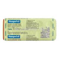 Itoprid, Itopride 50 mg packaging