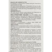 Fabulas, Generic Uloric, Febuxostat 40 mg information sheet 3