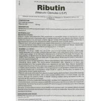 Ributin, Generic Mycobutin, Rifabutin 150 mg information sheet 1