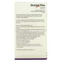 Drontal Plus (Drontal Allwormer) for dogs box composition