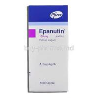Epanutin,  Phenytoin Sodium 100 mg  box