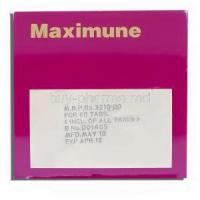 Maximune , Generic Invirase, Saquinavir 500 mg expiry date