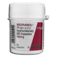 Bedranol, Generic  Inderal, Propranolol 160 mg XR Capsule