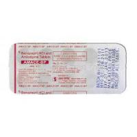 Amace BP, Generic Lotrel, Amplodipine/ Benazepril packaging