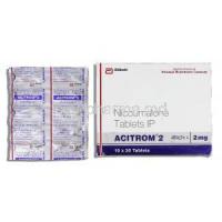 Acitrom, Generic Sintrom, Sinthrome, Acenocoumarol 2 mg