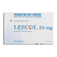 Lescol 20 mg box