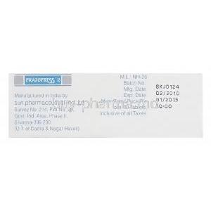 Prazopress 2, Generic Minipress, Prazosin 2mg Box Sun Pharmaceutical Manufacturer