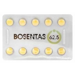 Bosentas, Generic Tracleer, Bosentan 62.5mg Tablet Strip