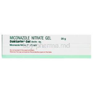 Daktarin Gel, Generic Monistat, Miconazole Nitrate Gel 2% 20gm Box 2