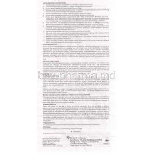 Triamcinolone Acetonde 40mg/ml 1 ml patient information sheet 2