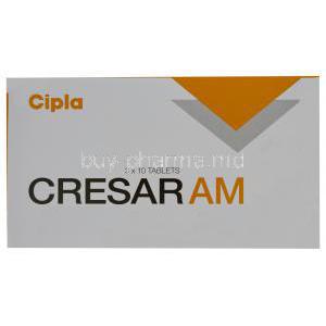 Cresar AM, Amlodipine 5mg and Telmisartan 40mg Box