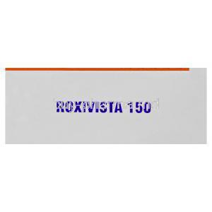 Roxivista 150, Generic Rulide, Roxithromycin 150mg Box Top