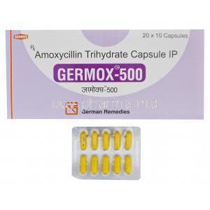 Germox-500, Generic Amoxil, Amoxycillin 500mg