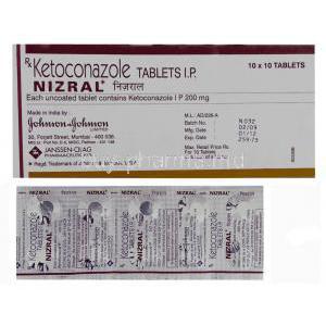 Nizral, Generic Nizoral,  Ketoconazole 200 Mg Tablet (Janssen-Cilag)