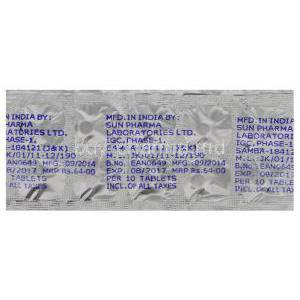 Tropan 2.5, Generic Ditropan, Oxybutynin Chloride 2.5mg Tablet Blister Pack Batch