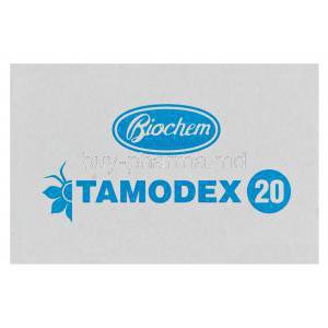 Tamodex 20, Generic Nolvadex, Tamoxifen 20mg Box Side