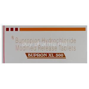 Bupron XL 300, Generic Wellbutrin XL, Bupropion Hydrochloride 300mg Modified Release Box