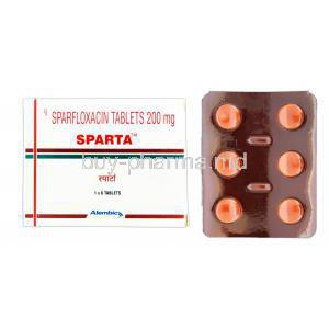 Sparta,  Generic  Zagam, Sparfloxacin  200mg