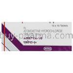 Axepta, Atomoxetine 10 mg (Intas) Box