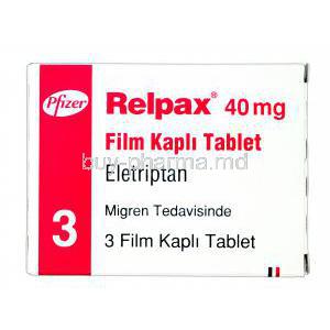 Relpax, Eletriptan 40mg box