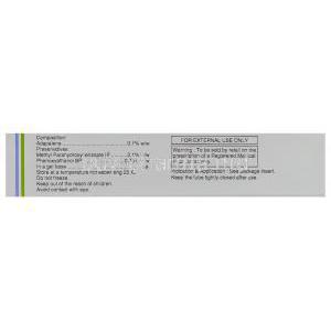 Generic  Differin, Adapalene Topical 0.1% Gel composition